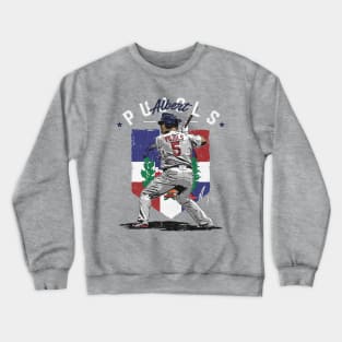 Albert Pujols St. Louis Country Flag Crewneck Sweatshirt